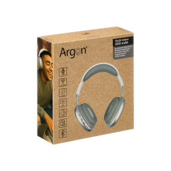 AURICULARES BLUETOOTH OVALADOS PLATA