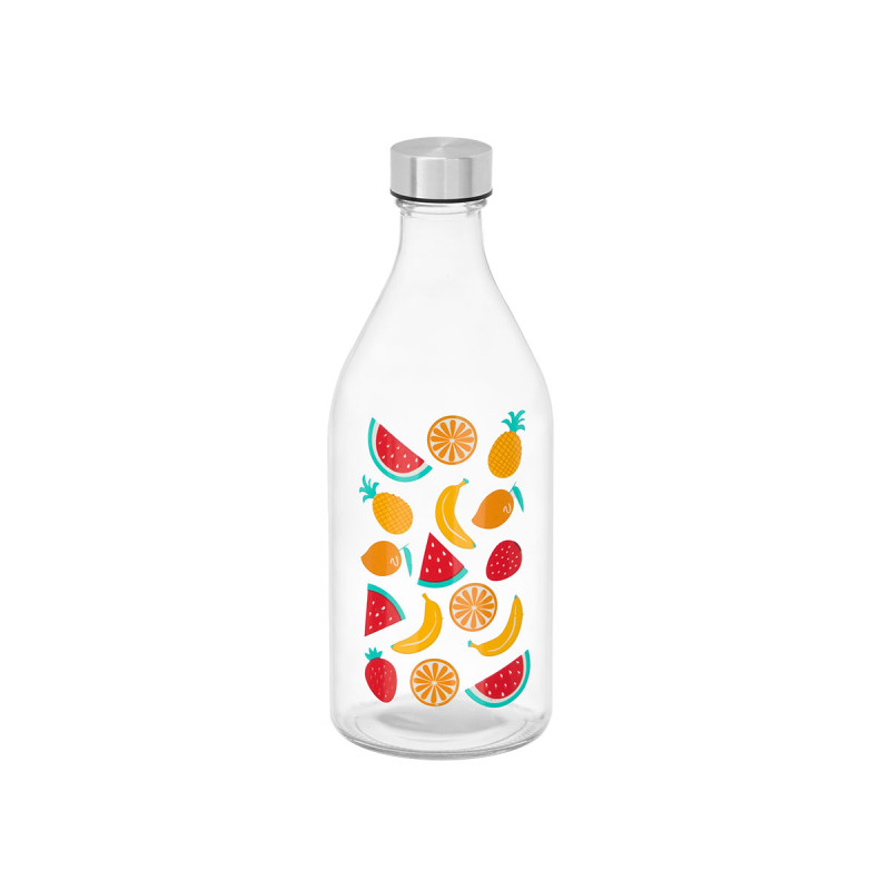 GARRAFA TAMPA AÇO FRUTAS 1000ML