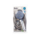 SHOWER HEAD AND HOSE 2M W/REG GREY BASE
