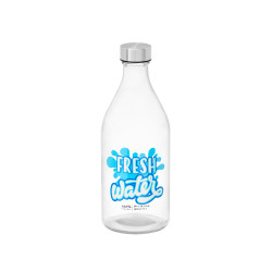 BOTELLA TAPON ACERO FRESH WATER 1000ML