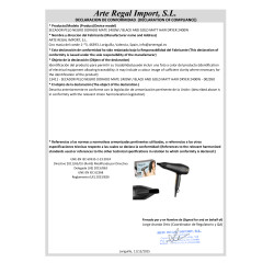 ASCIUGACAPELLI NERO DORATO MATTE 2400W