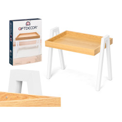 SIDE TABLE WHITE LEGS