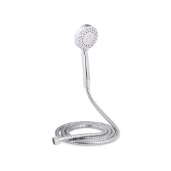 SHOWER HEAD AND HOSE 2M W/REG GREY BASE