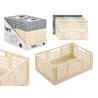 CAJA PLEGABLE PLASTICO 30X20CM SURT 3 COL