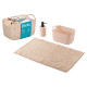 SET DA BAGNO BEIGE 3 PEZZI 