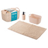 CONJUNTO DE CASA DE BANHO BEGE 3PCS 