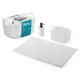 SET DA BAGNO 3 PEZZI BIANCO 