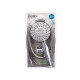 SHOWER HEAD AND HOSE 2M W/REG GREY BASE