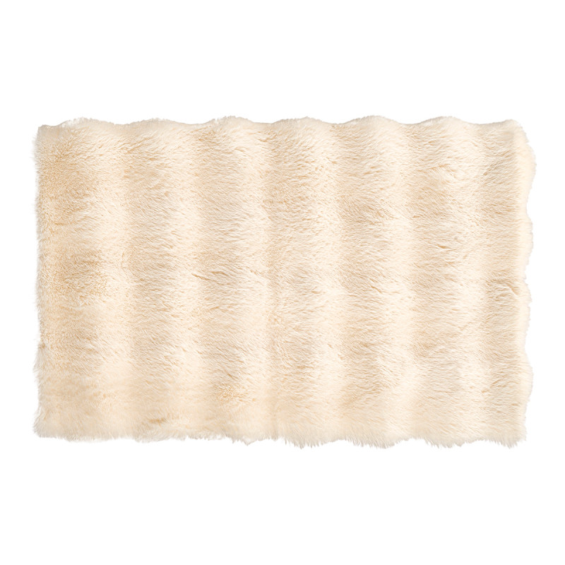 ALFOMBRA PELO RELIEVE 40X60CM BEIGE