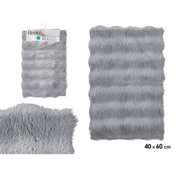 GRAY 40X60CM CARPET PILE EMBOSSED