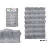  TAPPETO RILIEVO 40X60CM GRIGIO
