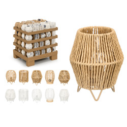 CANDEEIRO DE MESA REDONDO DE CORDA SORT 5 DISPLAY.