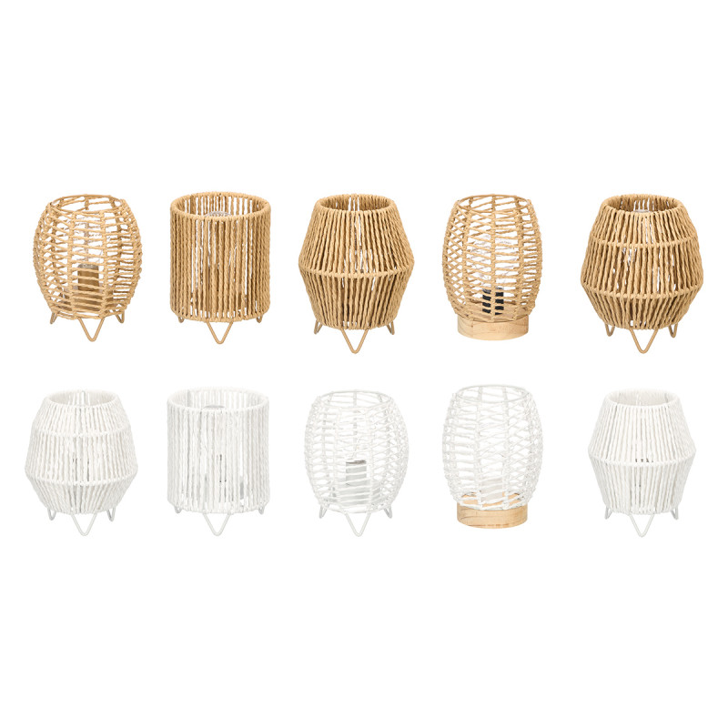 ROUND TABLE LAMP ROPE ASSORTED 5 DISPLAY