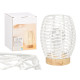 LAMPE DE TABLE OVALE CORDE BLANCHE 