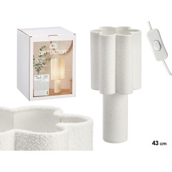 LAMPARA SOBREMESA FLOR 43CM RUGOSO