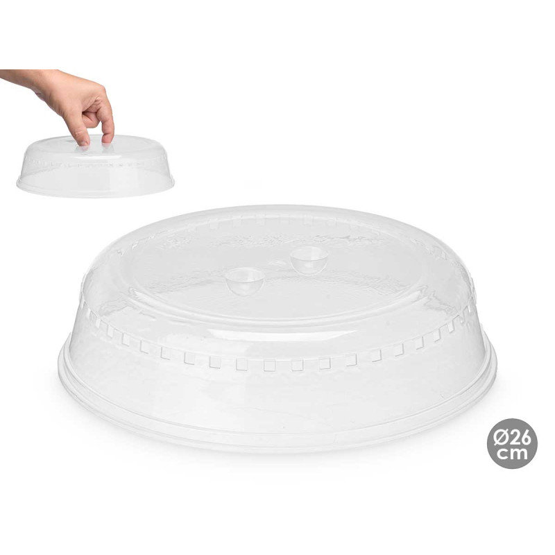 TAPA PROTECTOR MICROONDAS TRANSPARENTE
