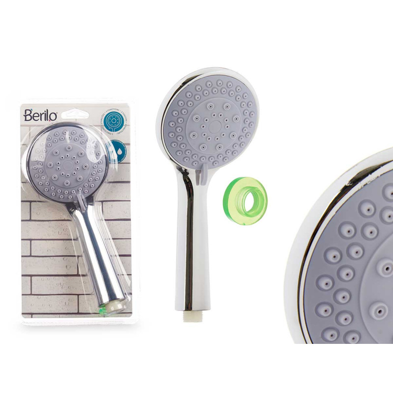 SHOWER HEAD AND HOSE 2M W/REG GREY BASE