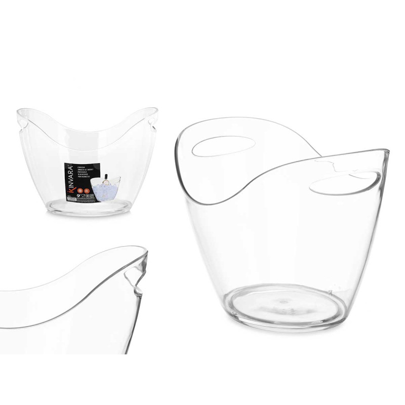 SEAU À GLACE EN PLASTIQUE POUR LE VIN 35X26X25CM