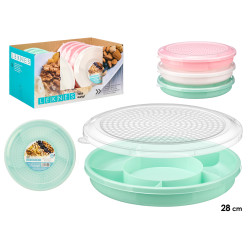 BANDEJA COMPARTIMENTOS HERMETICA SURT 3 COLORES