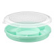 AIRTIGHT COMPARTMENT TRAY ASSORTED 3 COLORS