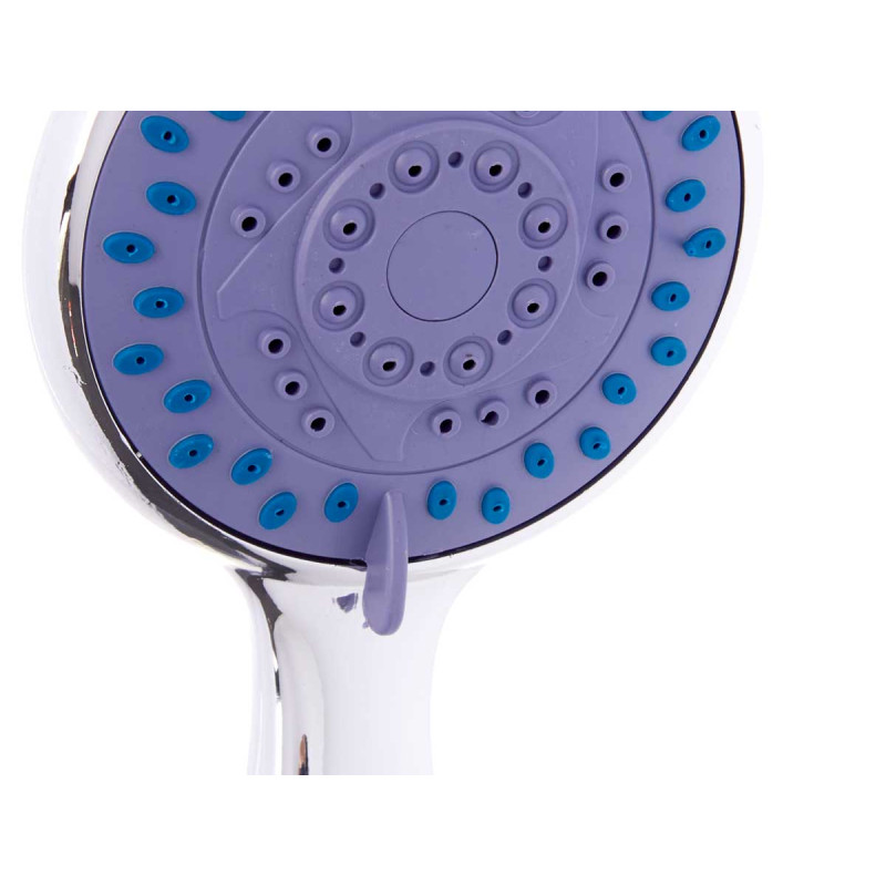 SHOWER HEAD AND HOSE 2M W/REG GREY BASE