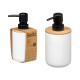 DISPENSER PLASTICA BAMBU BIANCO