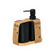 SET DISPENSER TAZZA BASE BAMBU NERO