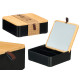 BLACK BAMBOO PLASTIC MIRROR ORGANIZER