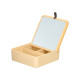 ORGANIZZATORE PLASTICA SPECCHIO BAMBU BEIGE
