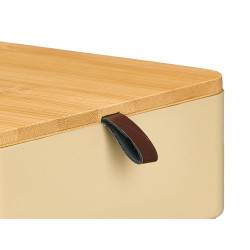 ORGANISATEUR MIROIR PLASTIQUE BAMBOU BEIGE