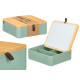 ORGANIZZATORE PLASTICA SPECCHIO BAMBU VERDE