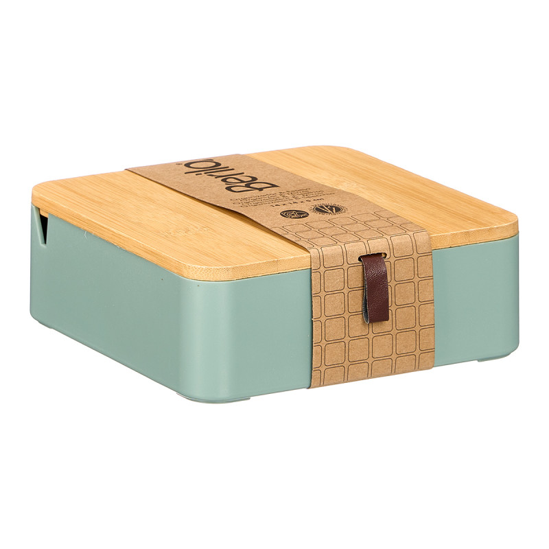 ORGANIZADOR PLASTICO ESPEJO BAMBU VERDE