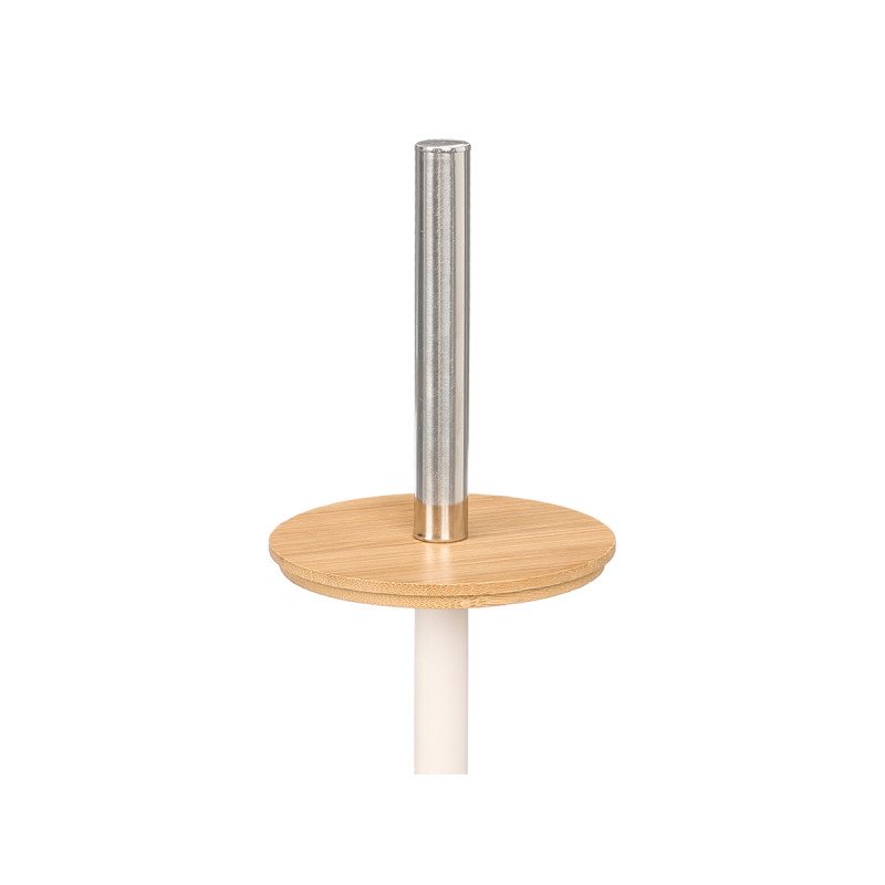 MINT BAMBOO PLASTIC TOILET BRUSH HOLDER