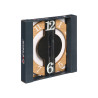 HORLOGE MURALE NOIRE NATURELLE 