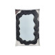 SPECCHIO PLASTICA SAGOMATO NERO 45 CM