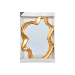 ESPELHO DE PLÁSTICO DOURADO 80CM