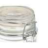 GLASS JAR SQUARE HERMETIC CLOSURE 200ML
