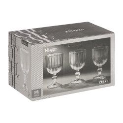 CALICE VINHO RISCAS 380ML TRANSPARENTE