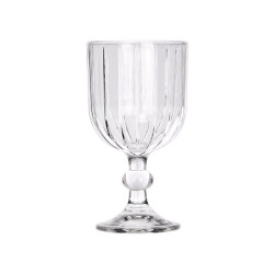 380ML TRANSPARENT STRIPED WINE CUP