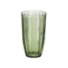 VASO ALTO RAYAS 440ML VERDE