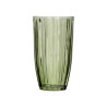 BICCHIERE ALTO RIGHE 440ML VERDE