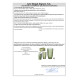 BICCHIERE ALTO RIGHE 440ML VERDE