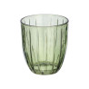 330ML GREEN STRIPED WATER GLASS