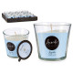 GLASS CANDLE COTTON FRESH 28H