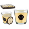 BOUGIE VERRE VANILLE 28 H