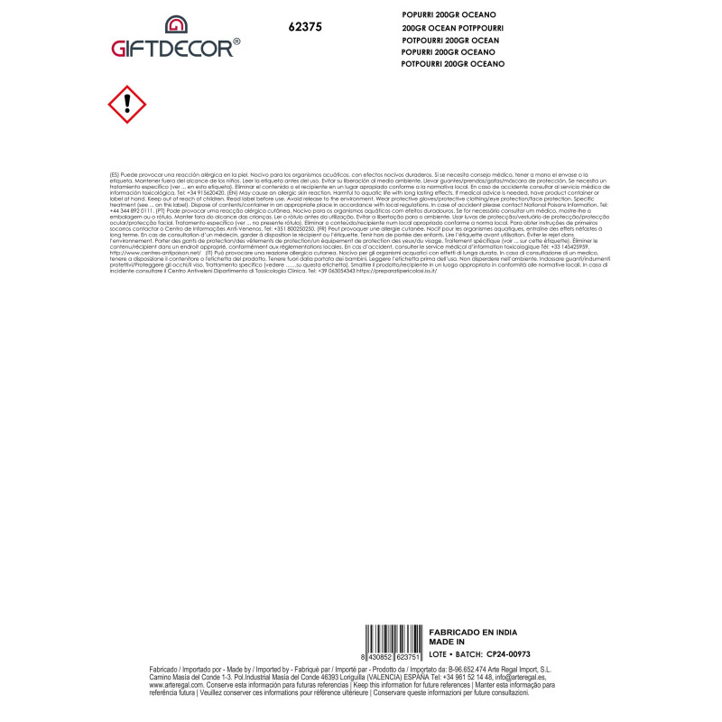 POTPOURRI 200GR OCEANO