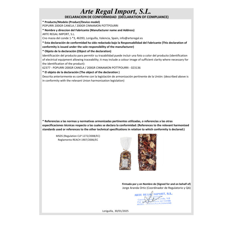 200GR CINNAMON POTTPOURRI