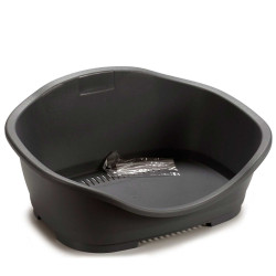 CAMA PLASTICO CINZA P ANIMAIS PEQ