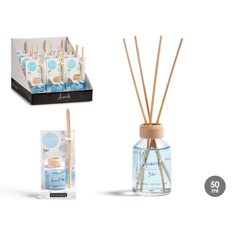 MIKADO 50 ML C/VARAS BEBE  