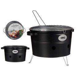 BARBEQUE PORTATILE SECCHIO 35CM COL NERO